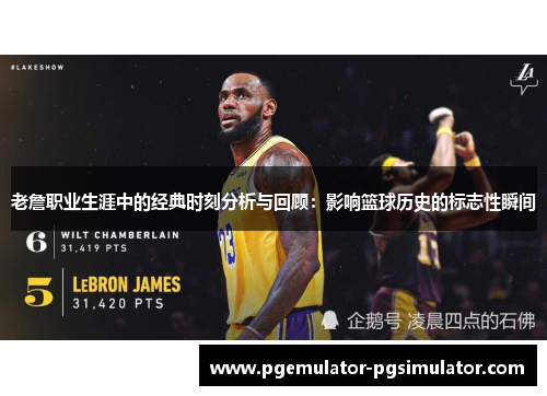 老詹职业生涯中的经典时刻分析与回顾:影响篮球历史的标志性瞬间 老詹职业生涯中的经典时刻分析与回顾:影响篮球历史的标志性瞬间