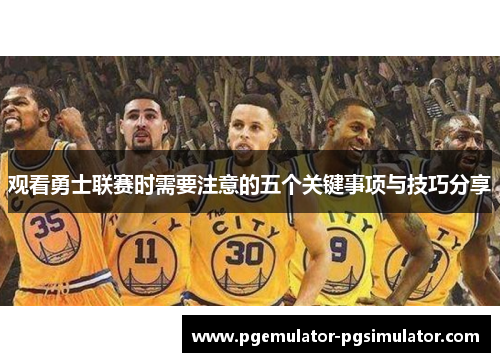 观看勇士联赛时需要注意的五个关键事项与技巧分享
